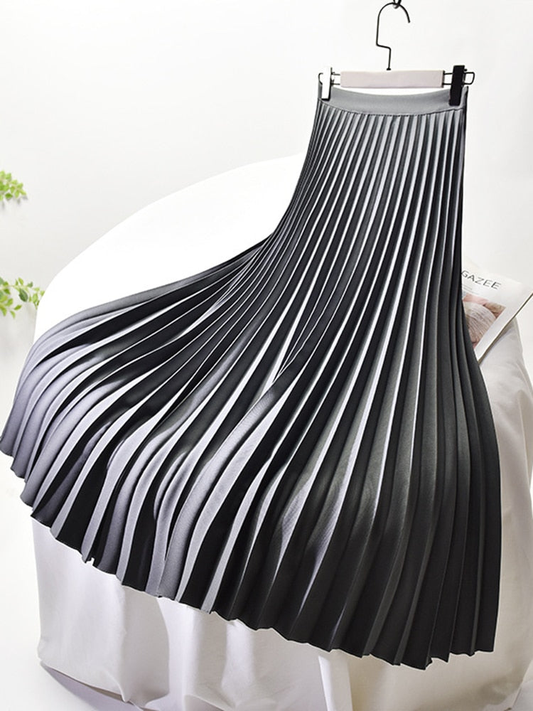 Daleyza - Elegante Plissérok met Hoge Taille